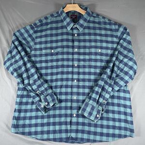 Untuckit Flannel Shirt Men’s XXXL (3XL) Long Sleeve Plaid Workwear Pockets